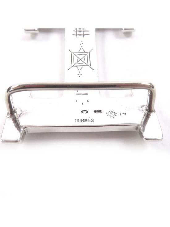 Hermes Vintage Toareg Hand Carved Belt Buckle